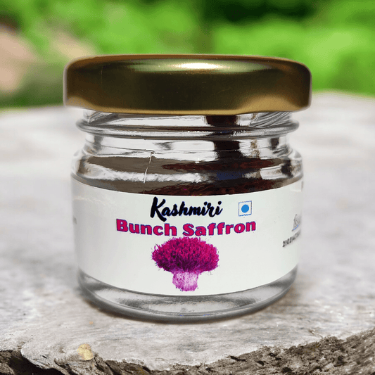 Kashmiri Bunch Saffron - Gucchi Saffron - Buy Bunch Saffron Kesar Online 1 gram