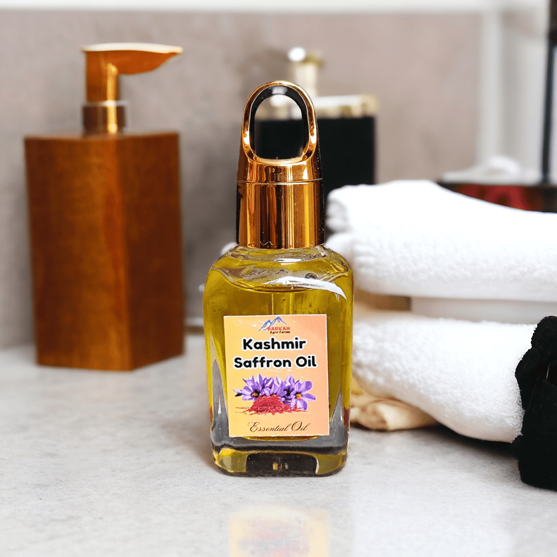 kashmiri saffron oil