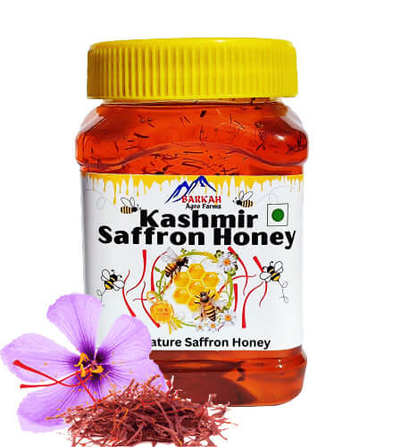 Kashmiri Saffron Honey – Buy Saffron Honey Online – Honey with Saffron