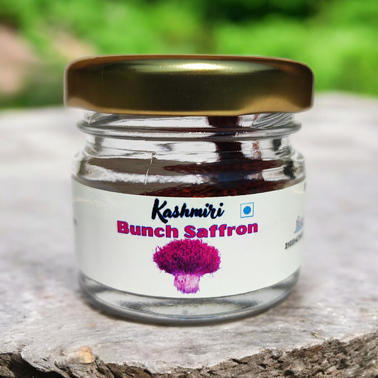 Kashmiri Bunch Saffron - Gucchi Saffron - Buy Bunch Saffron Online 1 gram