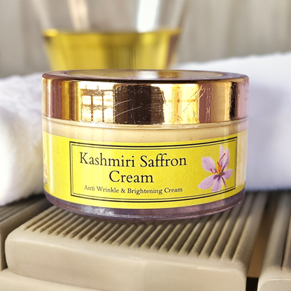 Kashmiri Saffron Face Cream – Saffron Anti Wrinkle And Brightening Cream - Buy Kesar Cream Online