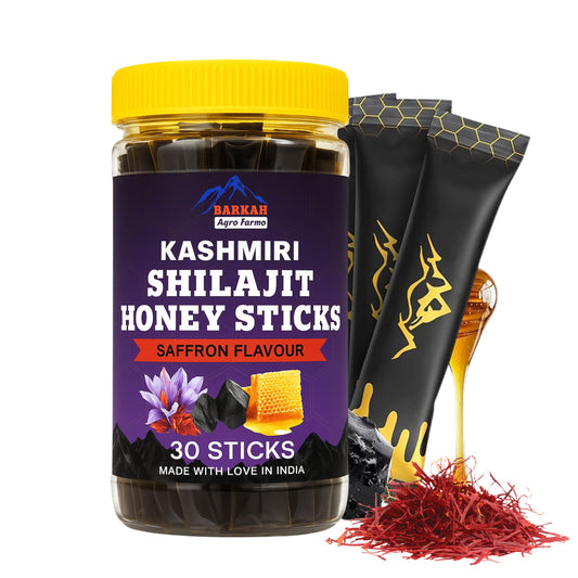 Kashmiri Saffron Shilajit Honey Stick
