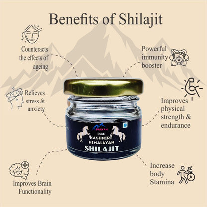 Natural Shilajit mineral supplement from Kashmir