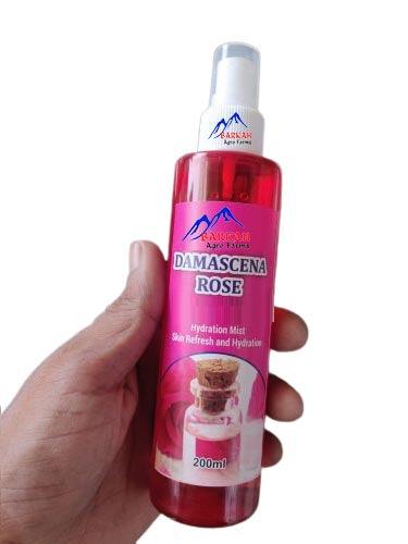 Premium rose water bottle packaging