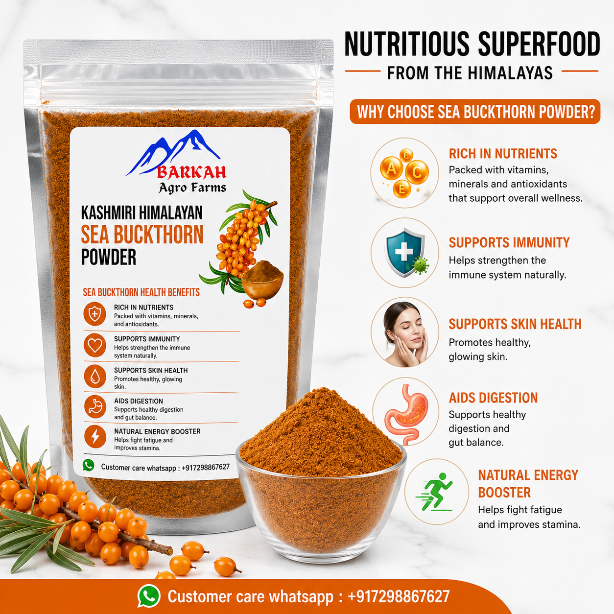 buy himalayan sea buckthorn berry powder online