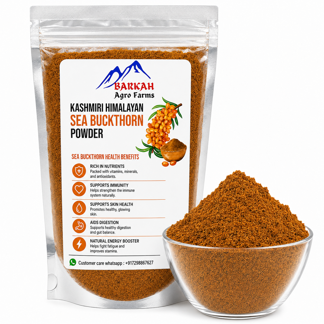 kashmiri himalayan sea buckthorn berry powder online