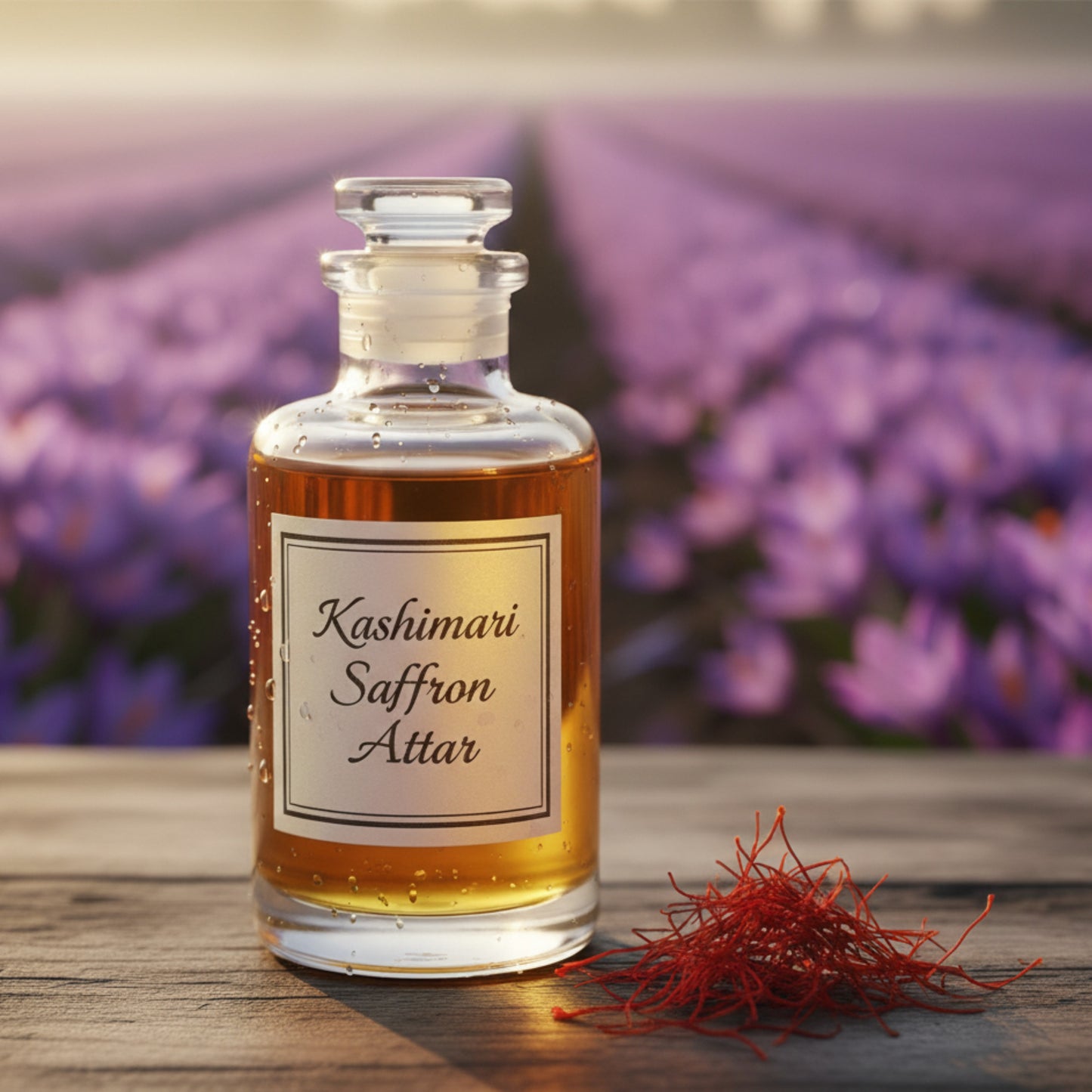 long lasting kashmiri saffron attar