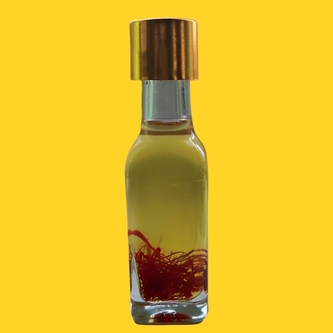 Kashmiri Saffron Oil - Kashmiri Kesar Oil - Saffron Face Serum - Saffron Face Oil for brightening Skin