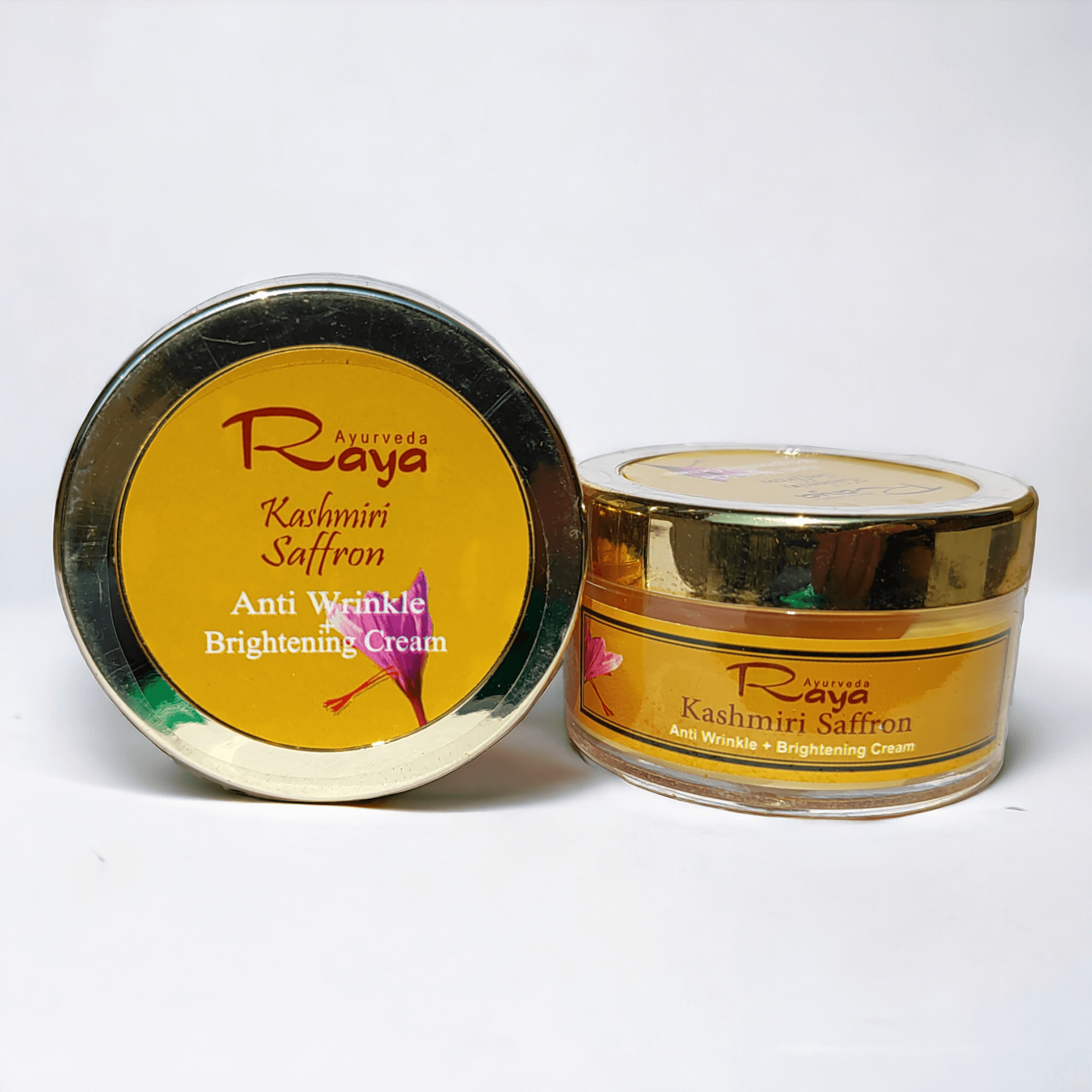 Saffron Anti Wrinkle And Brightening Cream – Raya Saffron Cream – Raya Kashmiri Saffron Cream - Buy Saffron Cream Online